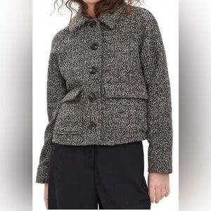 AWARE BY VERO MODA Vally Short Jacket In Carafe WOMENS Small NEW